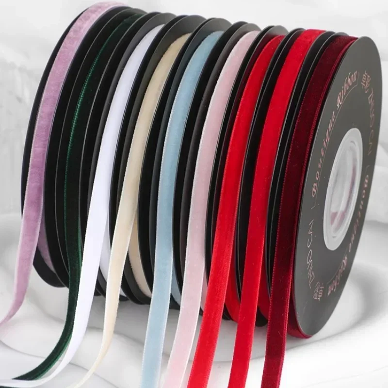 Velvet Ribbon Roll - Cinta de Terciopelo de 5 Yardas/rollo,