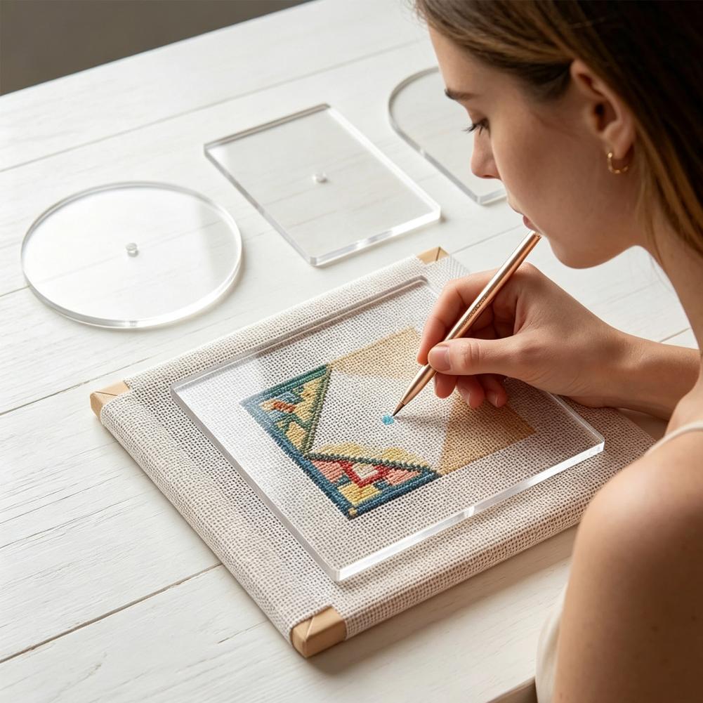 Juego de 5 plantillas acrílica - Embroidery Craft reseña y precio