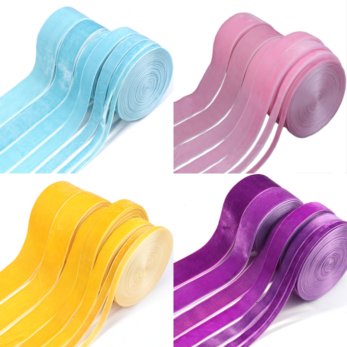 Cintas de terciopelo de 5-10 y - Velvet Ribbon Roll reseña y precio